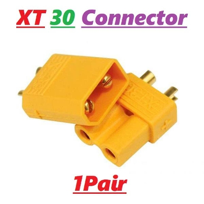 Picture of 1-Pair XT30 XT-63 Connectors MALE FEMALE For Charging Lipo Battery Heavy Current Power Supply XT 30 Male Female Jack Socket Housing Plug E.S.C Leads Cables