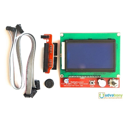 Picture of RAMPS1.4 LCD 12864 LCD Control Panel 3D Printer Smart Controller Monitor Motherboard Full Graphics 128x64 LCD Display 3D Printer Parts