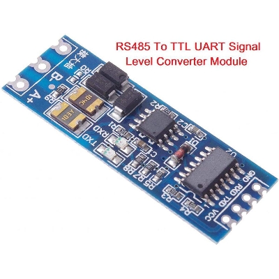 Picture of Serial Port RS485 RS-485 To TTL UART Signal Level Converter DC 3.3V 5V Module Based On MAX485 IC For Arduino Uno Electronics Project DIY