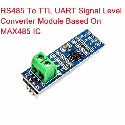 Picture of Serial Port RS485 RS-485 To TTL UART Signal Level Converter DC 3.3V 5V Module Based On MAX485 IC For Arduino Uno Project DIY Electrical Circuitry & Parts