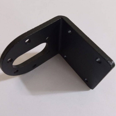 Picture of 37GB Servo Motor Bracket Metal L Type Shaped 41x 40 x 48mm Beam Steering Servo Gear Bracket For DC Gear Servo Motor CNC 3D Printer Robot Wheels Car 