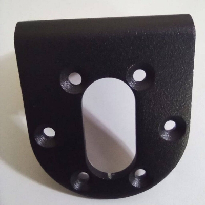 Picture of 37GB Servo Motor Bracket Metal L Type Shaped 41x 40 x 48mm Beam Steering Servo Gear Bracket For DC Gear Servo Motor CNC 3D Printer Robot Wheels Car 