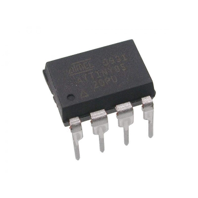 Picture of ATTINY45-20PU ATTINY 45 ATtiny45 Microcontroller DIP-8 AVR Microcontroller EEPROM 256B SRAM 256B Flash 4KB 20MHz IC