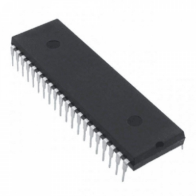 Picture of PIC16F74 PIC-16F74 PIC 16F74 Microcontrollers IC 8-Bit 20MHz 4KB Flash Microchip MCU DIP-40 40 Pin Dual In Line Package Chip Electrical Circuitry & Parts