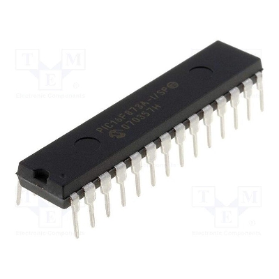Picture of PIC16F873A PIC16F873 PIC-16F873 PIC 16F873 Microcontrollers IC 8-Bit 20MHz 4KB Flash Microchip MCU DIP-28 28Pin Dual In Line Package Chip Electrical Circuitry & Parts