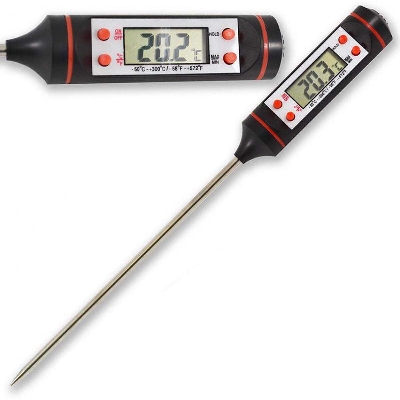 Picture of Random Color Digital Large Display Household Kitchen Food Thermometers Cooking Temperature For BBQ Meat Milk Water Cake Kitchen & Dining Thermometer