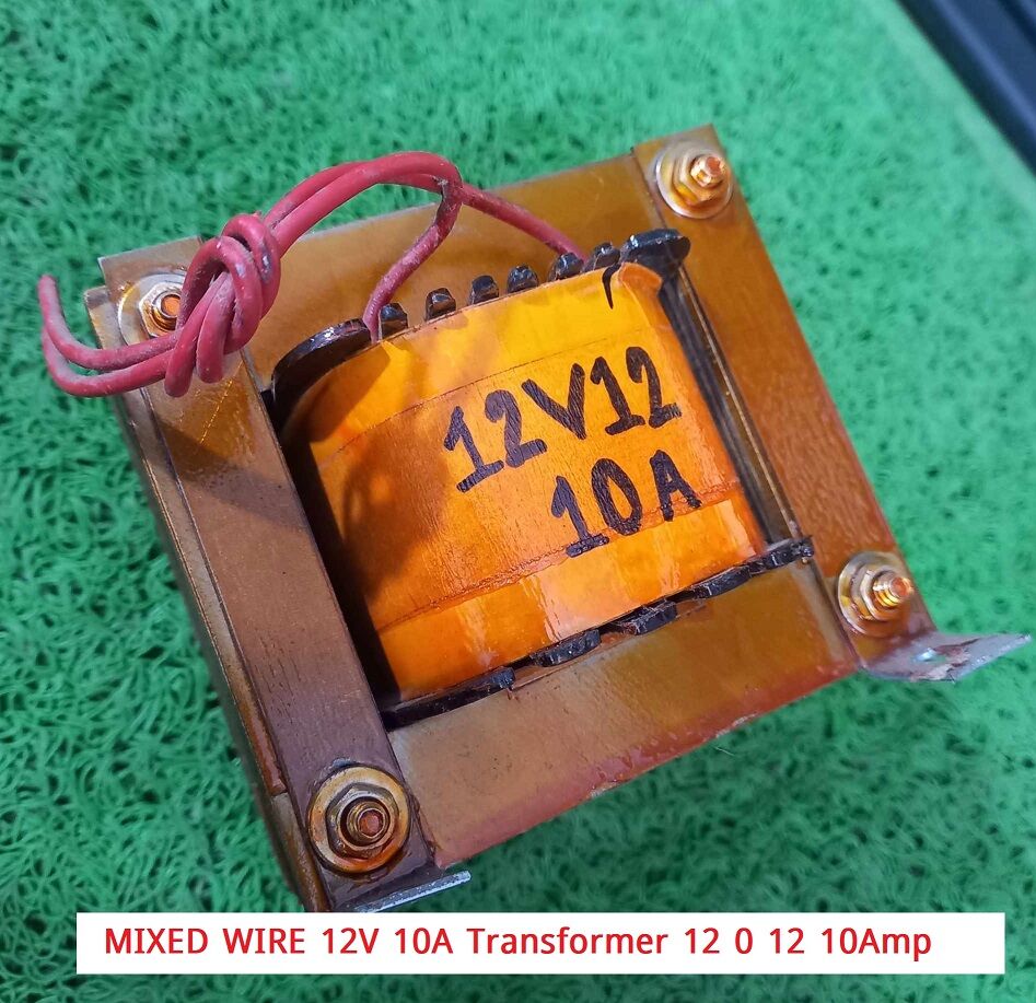 Picture of MIXED WIRE 12V 10A Transformer 12 0 12 10Amp Input AC 220V Output 12V Transformer 10A Transformer Step Down 12 0 12 Volt Transformers 10A