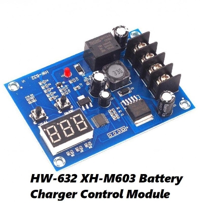 Picture of HW-632 XH-M603 Battery Charger Control Module DC 12-24V Lithium Battery Charging Control Switch Protection Board Lead-Acid Battery XH M603