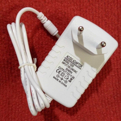 Picture of 12V 2A White AC 220V To DC 12V 2A Power Supply Adapters Chargers 12V 2Amp Chargers Adaptors - Multi Plug