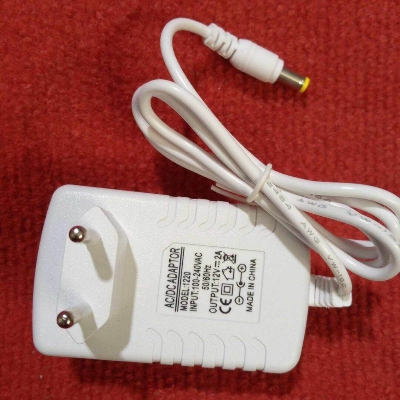 Picture of 12V 2A White AC 220V To DC 12V 2A Power Supply Adapters Chargers 12V 2Amp Chargers Adaptors - Multi Plug