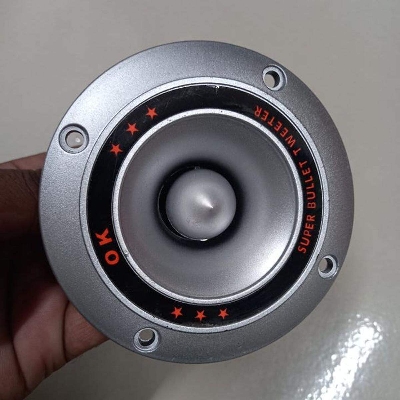 Picture of Super Bu-llet Tweeter 75W 4 Inch Professional Hi-Fi Tweeter Voice Ultra Sound Multimedia DC 12V 75 Watt 4 Ohms Audio Speaker HiFi Deep For Home Theater Loudspeaker Car Horn Stereo Amplifier