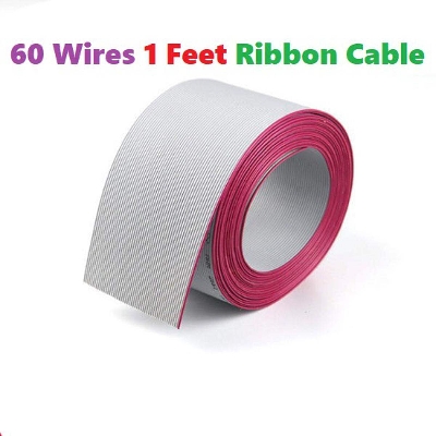 Picture of 1.25mm GPIO Extension Flat Gray 60 Wires 1 Feet Ribbon Cable For IDC Connector Raspberry Pi 3 Model B And B+ Orange Pi Jetson Nano