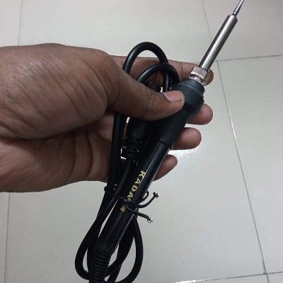 Picture of ORI-GINAL Soldering Station KADA ESD Safe Solder Iron Handle DC 24V 50W 5 Pin 5 Hole Female Solder Iron Insulated Handle Welding Tools For Universal Electric Soldering Station Rework Repair Tools