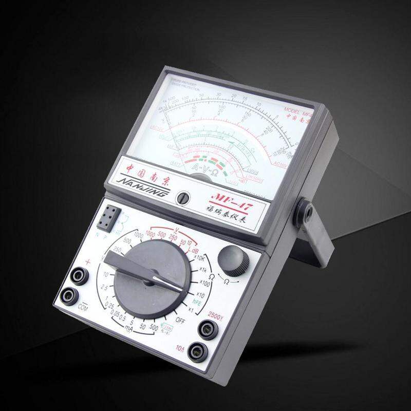 Picture of MF-47 Analog Multimeter Linear Analog Multimeter Tester AC DC Voltmeter Buzzer Ohm Battery Test Tool AC/DC AVO Amp Volt Ohm