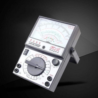 Picture of MF-47 Analog Multimeter Linear Analog Multimeter Tester AC DC Voltmeter Buzzer Ohm Battery Test Tool AC/DC AVO Amp Volt Ohm