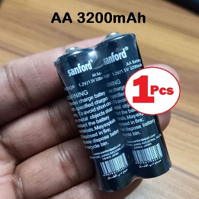 Picture of Trimmer Battery Top Quality SANFORD AA 1.2V 1.5V 3200mAh Rechargeable 14500 Battery For Solar Light Remote Mic Digital Camera MP3 Player Razor LED Trimmer - solar battery