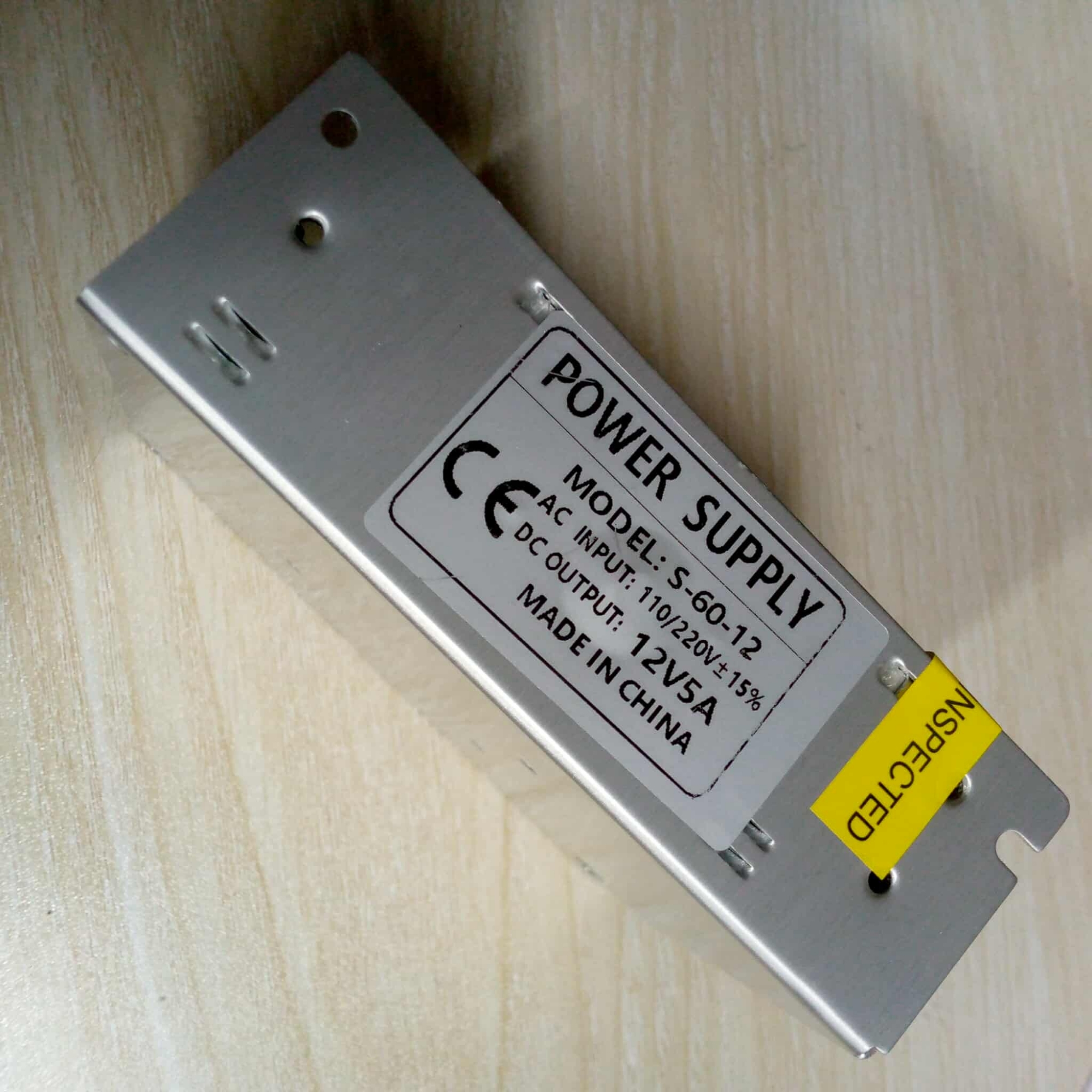 Picture of 12V 5Amp SMPS AC 220v To DC 12v 5A 60W Switching Mode Power Supply Adapters Charger For Electronic Project Industrial Security Camera