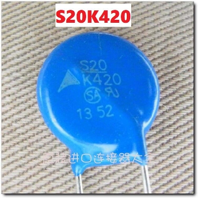 Picture of MOV S20K420 20mm 420VAC Disk Type Metal Oxide Varistor S20K420 For Power Supply ZOV