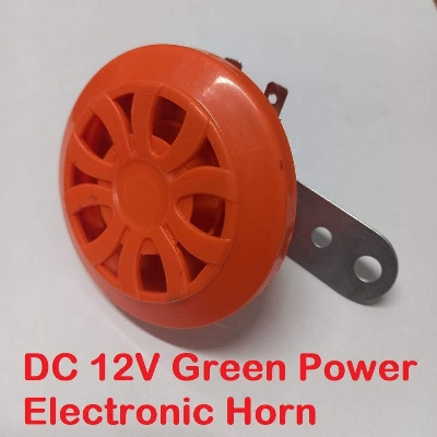 Picture of GREEN POWER DC 12V Electronic Horn Buzzer Outdoor Indoor Beep Alarm Loud Heavy Sound for Home Car Warning Electric Bike Ring Waterproof Smart Cycling Bell Accessory Alarm System Security
