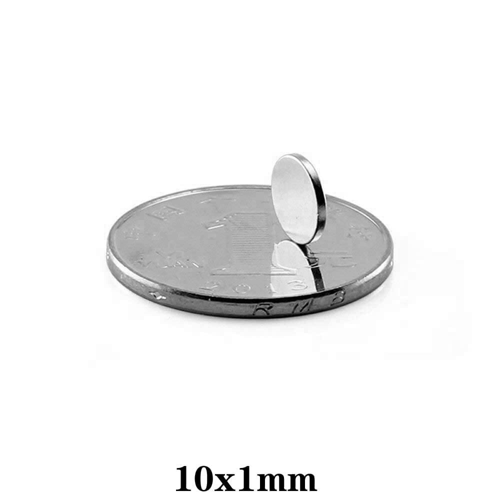 Picture of 10x1mm Disc Neodymium Magnet 10x1mm Industrial Super Strong 10mm Neodymium Magnet Round Magnet 10mm Size