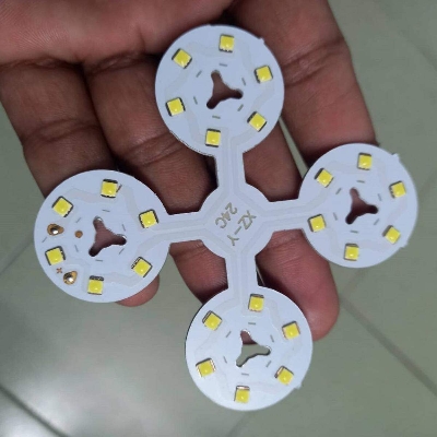 Picture of Input DC 80-100V 24W White Color 24Pcs LED Lights Halogen Ultra Bright White 24Watt 65x65mm SMD LED Board 24 Watt For Decoration Home Office