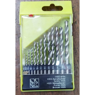 Picture of 13Pcs Stainless Steel HSS Drill Bit Set 1.5-6.5mm