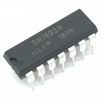 Picture of 7493 SN74HC93N 74HC93 74LS93 DIP 14 Pin IC Leads