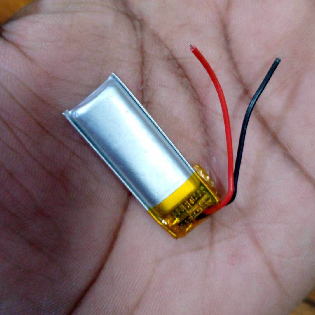Picture of Bluetooth Headphone Battery 3.7V Size 30x10x5mm Lithium Polymer Rechargeable Lipo Battery