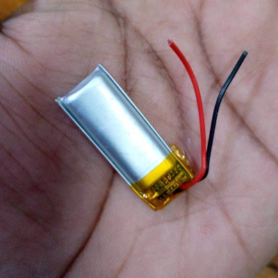 Picture of Bluetooth Headphone Battery 3.7V Size 30x10x5mm Lithium Polymer Rechargeable Lipo Battery