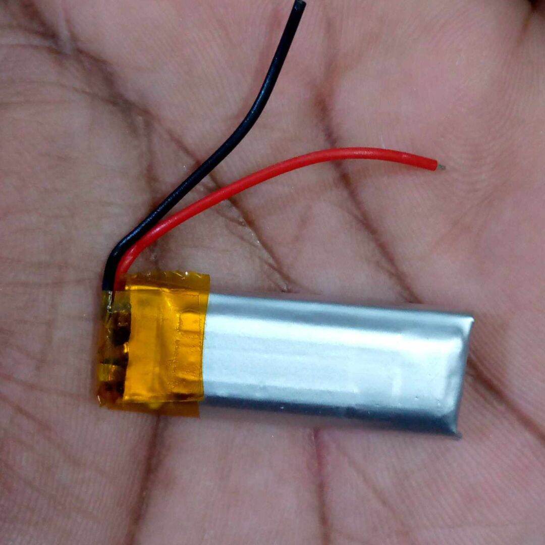 Picture of Bluetooth Headphone Battery 3.7V Size 30x10x5mm Lithium Polymer Rechargeable Lipo Battery