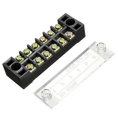 Picture of TB-2506 6P Double Row Terminal Block 600V 25A Terminal Block TB-2506 600V 25A 6P Double Row 6 Pin Terminal Block TB-2506 Terminal Block 600V 25A TB Series 6 Positions Cables Connectors