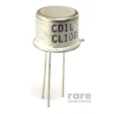 Picture of CK100 CL-100 SK100 100 PNP Transistor 50V 1/2A 800mA General Purpose Medium Transistor TO-39 Metal PNP Bi Polar Silicon Transistor Leads