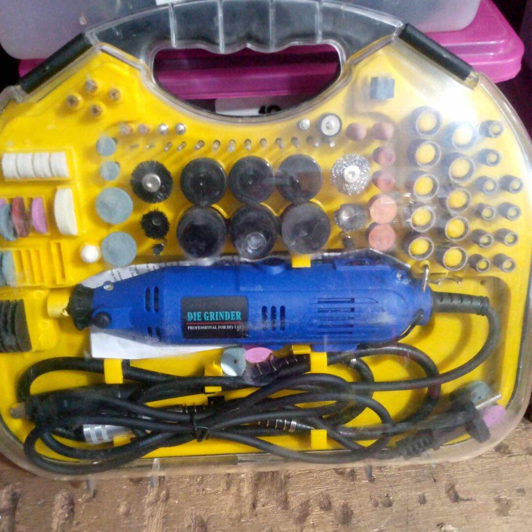 Picture of Dremel Mini Drill AC 220V 180W 211Pcs Electric Power Tools Dremel Rotary Drill Grinding Machine Engraving Sanding Polishing Adjustable Speed DIY Tool Set - drill machine