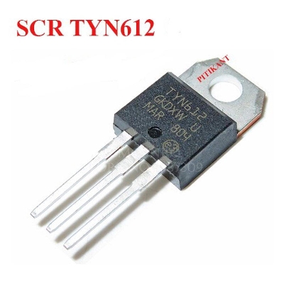 Picture of TYN612 TYN612M 12A 600V Unidirectional SCR Thyristor TO-220 Silicon Control Rectifier Transistor Electronics Components Parts IC Leads