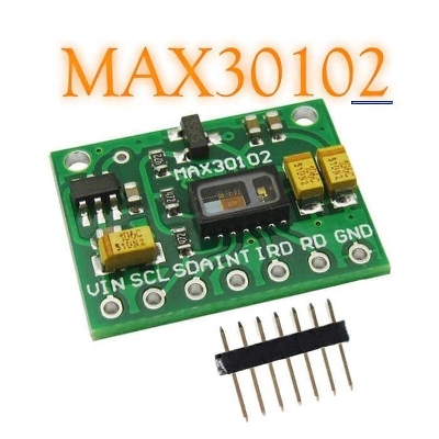Picture of MAX30102 MAX 30102 Heart Rate Oximeter Sensor Arduino Module Pulse Oximeters Development Board Sensor Module With 7 Pin Cables Connections Header
