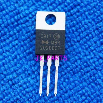 Picture of Better Quality MBR20200CT MBR20200C MBR20200 20A 200V Schottky Diode TO-220 MBR 20200 Power Rectifier Chip Electrical Circuitry & Parts Leads