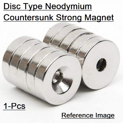 Picture of 15mm Disc Neodymium Magnet 15×3mm With Countersunk Hole Industrial Super Strong Neodymium Magnets Super
