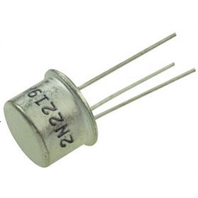 Picture of 2N2219A 2N2219 2N-2219 2219 NPN Transistor 30V 800mA High Speed Switch Transistor TO-39 Package 3 Pin Leads