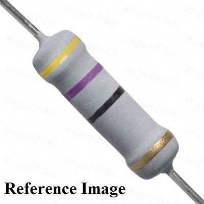 Picture of 10Pcs2Watt 0.33 Ohm Resistor Power Resistor 2W 0.33 Ohm Metal Film Resistor 0.33 Ohm Resistor 2 Watt Metal Oxide Film Axial Lead ±5% Tolerance Passive Components