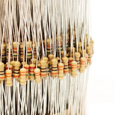 Picture of 50Pcs- 68 Ohm Resistor 5% 68 Ohm Carbon Film 68 Ohm Resistors 1/4W Resistance 0.25 Watt 5% Tolerance Fixed Resistors 2 Pin Leads