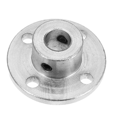 Picture of Metal Flange Shaft Coupling 8mm Inner Diameter Rigid Flange Coupling Motors Guide Shaft Axis Bearing Motor Connector 8mm
