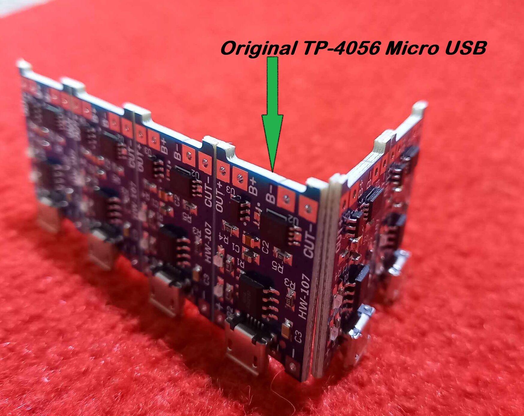 Picture of 5Pcs- TP4056 Current Protections TP4056 Module TP4056 Circuit 5V 1A Micro USB With Current Protection Battery Charger Circuit Module 3.7V Battery Charger 18650 AA AAA 3.7V Batteries Charging Circuit - Multi-color
