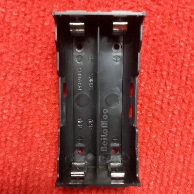 Picture of 2 TANK 18650 PC4 P.C.B Mounting Type Rechargeable Battery Holder Two Cell Plastic Storage Box Case With Leads 18650 Model Batteries Fit Series-Parallel Connections