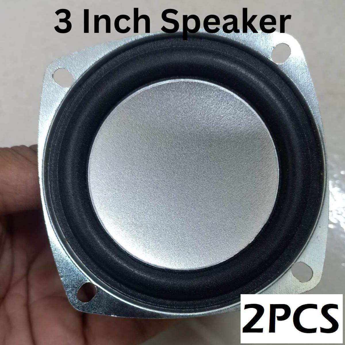 Picture of 2Pcs 3 Inch Subwoofer 10 Ohm 3W HiFi Deep Bass Speaker for Home Theater Stereo Amplifier