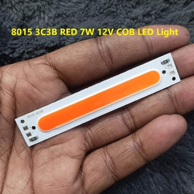 Picture of 8015 3C3B RED 7W 12V COB LED Light Bulbs Size 80×15mm 12V COB SMD LED Light Chip 7W Red COB LED Light 12V COB LED Light 7W COB Light - 300311560