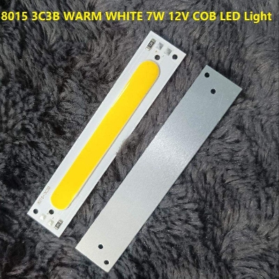 Picture of 8015 3C3B WARM WHITE 7W 12V Size 80×15mm 12V COB SMD LED Light Chip 7W Warm White COB LED Light 12V COB LED Light 7W COB Light COB LED Chip 12V COB LED Chip 7W Light Bulbs
