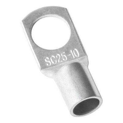 Picture of Tinned Copper SC25-10 Battery Terminal Connector For Cables Wire Lug Nose Ring Type Crimp Cable SC25-10 Battery Connectors