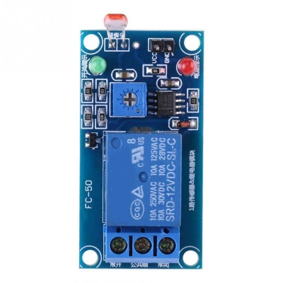 Picture of 12V Stable LDR Photoresistor Relay Module Controller Light Sensor Switches Photosensitive Resistance Module Photoresistor LDR 12V
