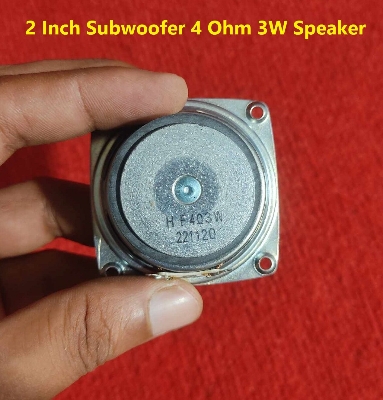 Picture of 2Pcs- HF221120 2 Inch Subwoofer 4 Ohm 3W Speakers 2 Inch Speaker 4 Ohm 3W Bluetooth Speaker Loudspeaker Audio Amplifiers Speaker 4 Ohm Speaker 50mm Speaker Audio Speaker 3W Subwoofer Amplifier Speaker
