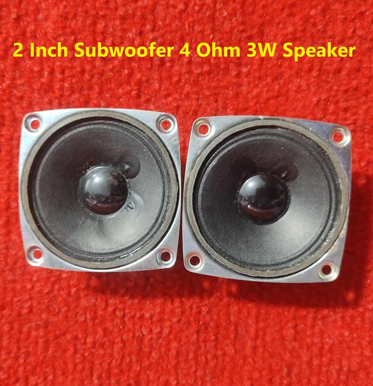 Picture of 2Pcs- HF221120 2 Inch Subwoofer 4 Ohm 3W Speakers 2 Inch Speaker 4 Ohm 3W Bluetooth Speaker Loudspeaker Audio Amplifiers Speaker 4 Ohm Speaker 50mm Speaker Audio Speaker 3W Subwoofer Amplifier Speaker